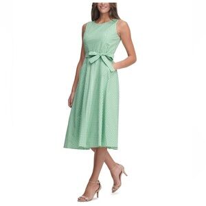 TOMMY Hilfiger Cotton Gingham fit & flare dress size 4